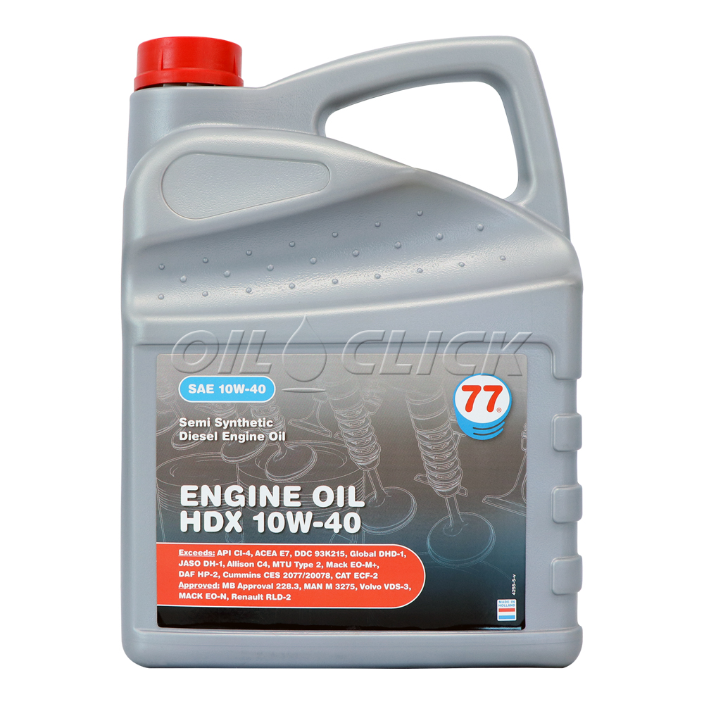 77 ENGINE OIL HDX 10W-40 5L